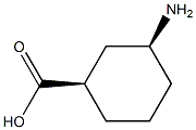 (1R,3S)-3-AMINOCYCLOHEXANECARBOXYLIC ACID Structure