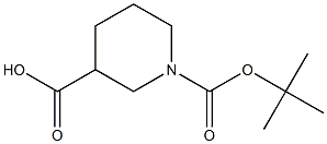 1-[(1,1-DIMETHYLETHOXY)CARBONYL]-3-PIPERIDINECARBOXYLICACID Structure