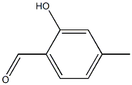 4-METHYL-2-HYDROXY BENZALDEHYDE 구조식 이미지