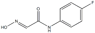 N-(4-FLUOROPHENYL)-2-(HYDROXYIMINO)ACETAMIDE Structure