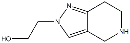 2-(4,5,6,7-TETRAHYDRO-2H-PYRAZOLO[4,3-C]PYRIDIN-2-YL)ETHANOL 구조식 이미지