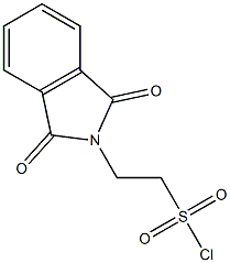 2-(1,3-DIOXO-1,3-DIHYDRO-2H-ISOINDOL-2-YL)ETHANESULFONYL CHLORIDE 구조식 이미지