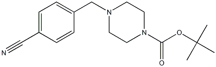 4-(4-CYANOBENZYL)PIPERAZINE-1-CARBOXYLIC ACID TERT-BUTYL ESTER, 95+% Structure