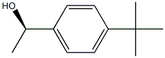 (1R)-1-(4-TERT-BUTYLPHENYL)ETHANOL 구조식 이미지