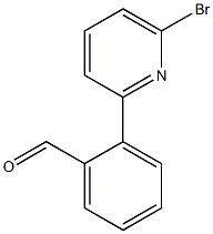 2-(6-BROMOPYRIDIN-2-YL)BENZALDEHYDE, 95+% 구조식 이미지