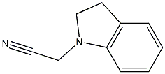 2,3-DIHYDRO-1H-INDOL-1-YLACETONITRILE 구조식 이미지