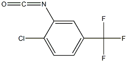 1-CHLORO-2-ISOCYANATO-4-(TRIFLUOROMETHYL)BENZENE 구조식 이미지