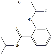 2-[(CHLOROACETYL)AMINO]-N-ISOPROPYLBENZAMIDE Structure