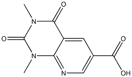 1,3-DIMETHYL-2,4-DIOXO-1,2,3,4-TETRAHYDROPYRIDO[2,3-D]PYRIMIDINE-6-CARBOXYLIC ACID 구조식 이미지