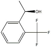 (1R)-1-[2-(TRIFLUOROMETHYL)PHENYL]ETHANOL Structure
