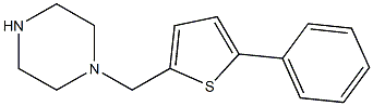 1-[(5-PHENYLTHIEN-2-YL)METHYL]PIPERAZINE Structure