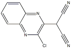 (3-CHLOROQUINOXALIN-2-YL)MALONONITRILE 구조식 이미지