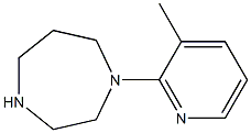 1-(3-METHYL-2-PYRIDYL)HOMOPIPERAZINE, 95% Structure