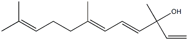 3,7,11-TRIMETHYL-DODECA-1,4,6,10-TETRAENE-3-OL Structure