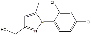 3-HYDROXYMETHYL-5-METHYL-N(2,4-DICHLOROPHENYL)-PYRAZOLE 구조식 이미지