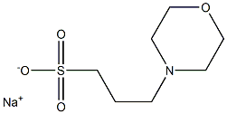 3-MORPHOLINOPROPANESULFONIC ACID,SODIUM 99.5+% Structure