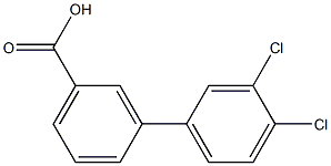 3-(3,4-DICHLOROPHENYL)BENZOIC ACID 97% Structure