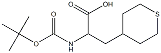 2-N-BOC-AMINO-3-(4-TETRAHYDROTHIOPYRANYL) PROPIONIC ACID 95% 구조식 이미지