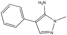 1-METHYL-4-PHENYL-5-AMINOPYRAZOLE 90% Structure
