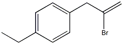2-BROMO-3-(4-ETHYLPHENYL)-1-PROPENE 97% Structure