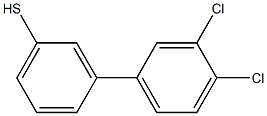 3-(3,4-DICHLOROPHENYL)THIOPHENOL 96% Structure