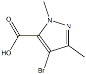 4-BROMO-1,3-DIMETHYLPYRAZOLE-5-CARBOXYLIC ACID Structure