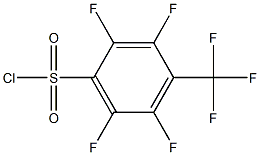 2,3,5,6-TETRAFLUORO-4-(TRIFLUOROMETHYL)BENZENESULPHONYL CHLORIDE 구조식 이미지