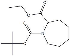 Azepane-1,2-dicarboxylic acid 1-tert-butyl ester 2-ethyl ester Structure
