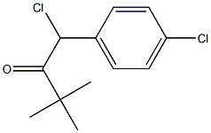 1-CHLORO-1-(4-CHLOROPHENYL)-3,3-DIMETHYLBUTAN-2-ONE Structure