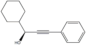 (S)-1-CYCLOHEXYL-3-PHENYLPROP-2-YN-1-OL Structure