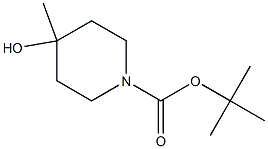 tert-butyl 4-hydroxy-4-methylpiperidine-1-carboxylate Structure