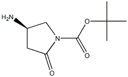 (R)-1-BOC-4-AMINO-2-PYRROLIDINONE 구조식 이미지