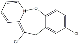 2,11-DICHLORO DIBENZO(B,F)OXAZEPINE Structure