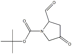 N-BOC-4-OXO-2-(FORMYL) PYRROLIDINE Structure