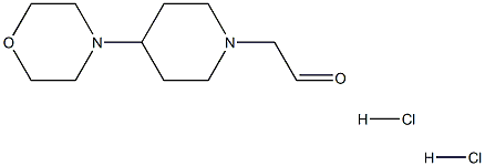 4-MORPHOLINO-N-OXOETHYL-PIPERDINEDIHYDROCHLORIDE Structure