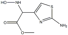 METHYL 2-(2-AMINOTHIAZOL-4-YL)-2-OXAMINO ACETATE 구조식 이미지