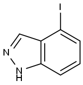 4-IODOINDAZOLE 구조식 이미지