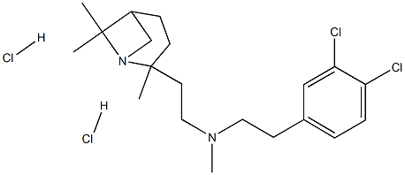 N-(2-(3,4-DICHLOROPHENYL)ETHYL)-N-METHYL-2-(1-AZAPINYL)ETHYLAMINE DIHYDROCHLORIDE 구조식 이미지