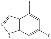 4-IODO-6-FLUOROINDAZOLE Structure