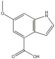 6-METHOXYINDOLE-4-CARBOXYLIC ACID 구조식 이미지