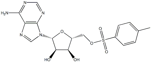 TOSYLADENOSINE 구조식 이미지