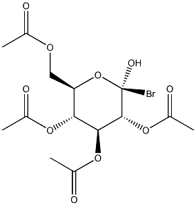 1-BROMO-2,3,4,6-TETRA-O-ACETYL-ALPHA-D-GLUCOPYRANOSE Structure