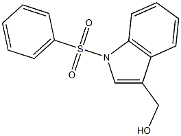 1-PHENYLSULFONYLINDOLE-3-METHANOL Structure