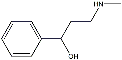 METHYL 3-HYDROXY-3-PHENYLPROPYLAMINE Structure