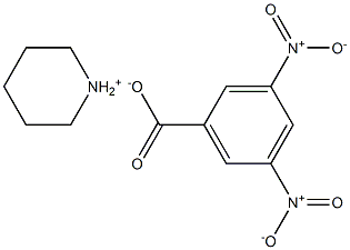 3,5-DINITROBENZOIC ACID PIPERIDINIUM SALT Structure