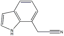 INDOLE-7-ACETONITRILE 구조식 이미지