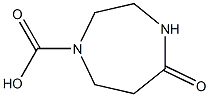 5-Oxo-[1,4]diazepane-1-carboxylic acid 구조식 이미지