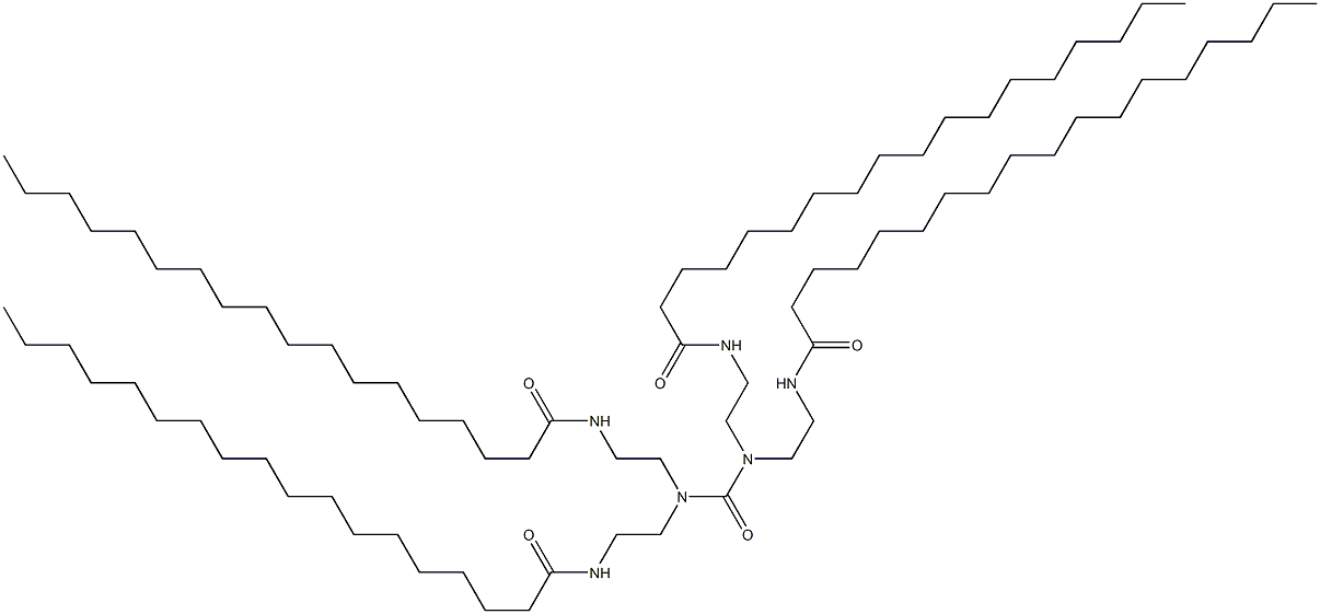 N-[2-[bis[2-(octadecanoylamino)ethyl]carbamoyl-[2-(octadecanoylamino)ethyl]amino]ethyl]octadecanamide 구조식 이미지