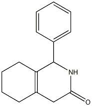 1-Phenyl-1,4,5,6,7,8-Hexahydroisoquinolin-3(2H)-One 구조식 이미지