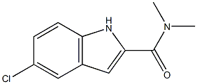 5-Chloroindole-2-carboxylic acid dimethylamide, 98% Structure